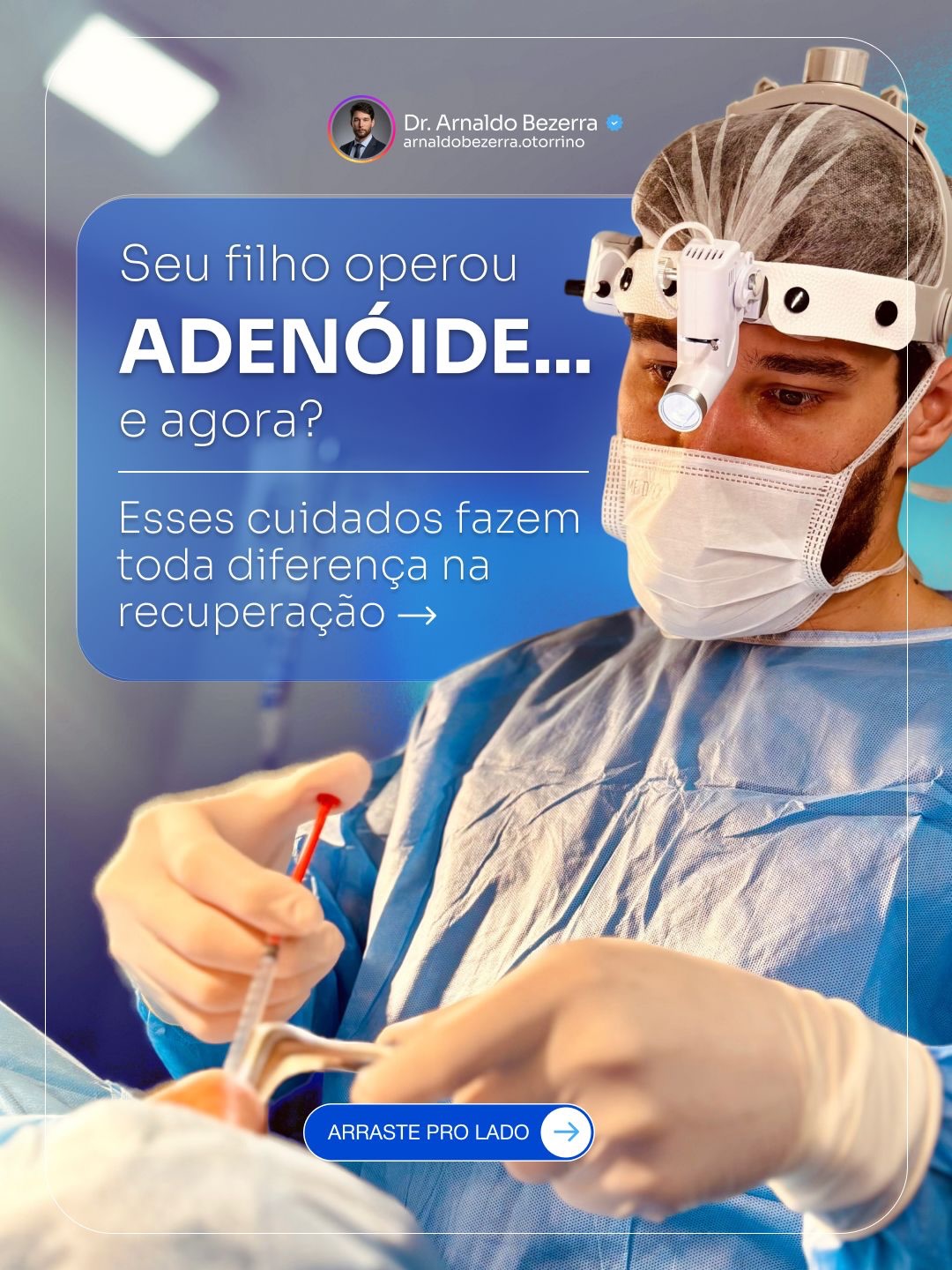 Seu filho operou adenoide… e agora?